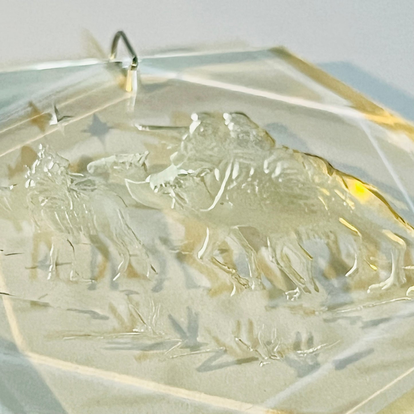 Henco Vintage Crystal Clear Ornaments Bethlehem 3" The Three Wise Men