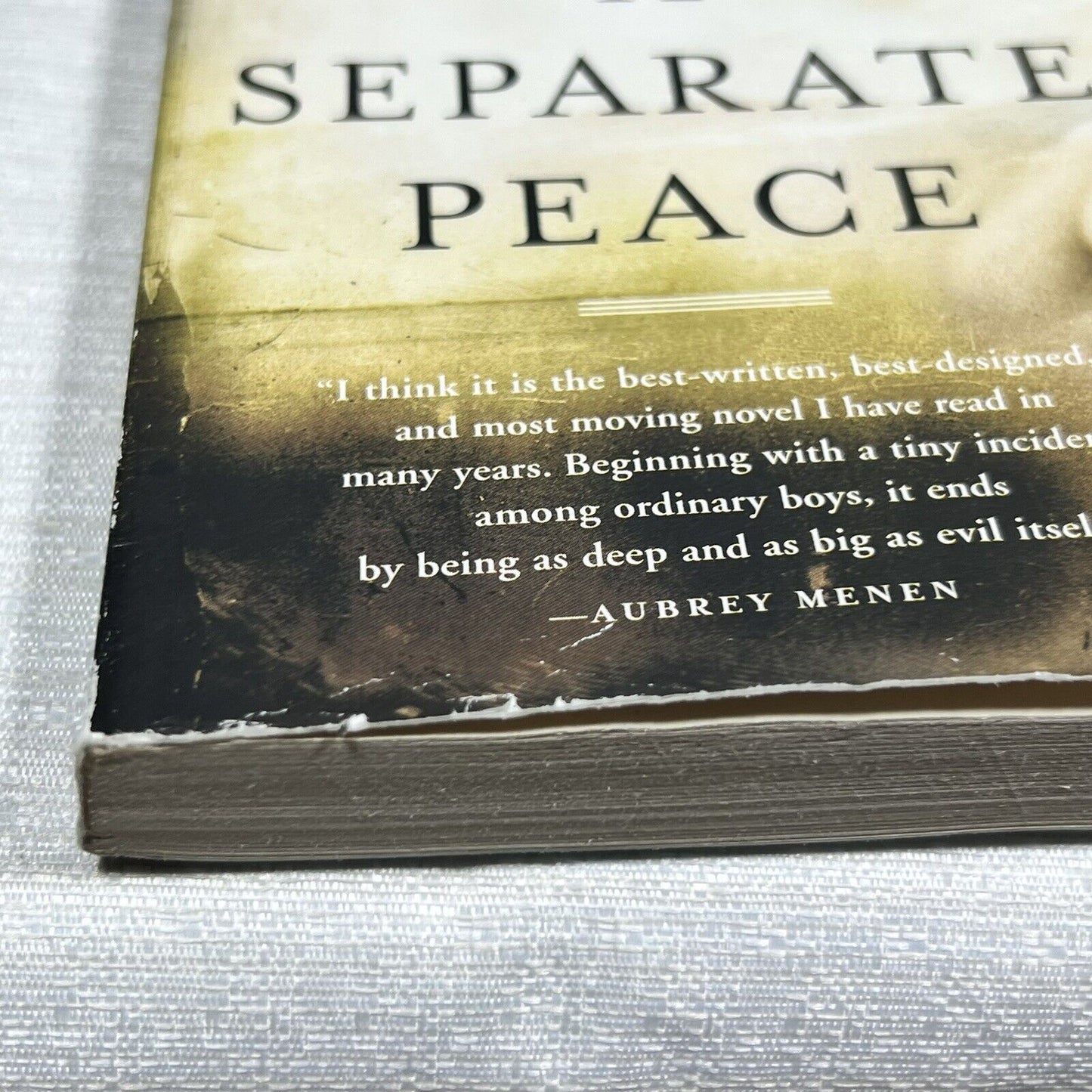 A Seperate Peace by John Knowle's - Book