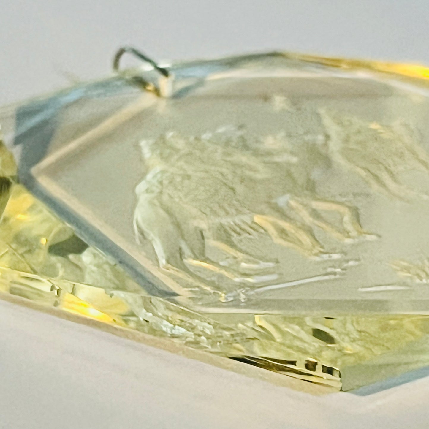 Henco Vintage Crystal Clear Ornaments Bethlehem 3" The Three Wise Men