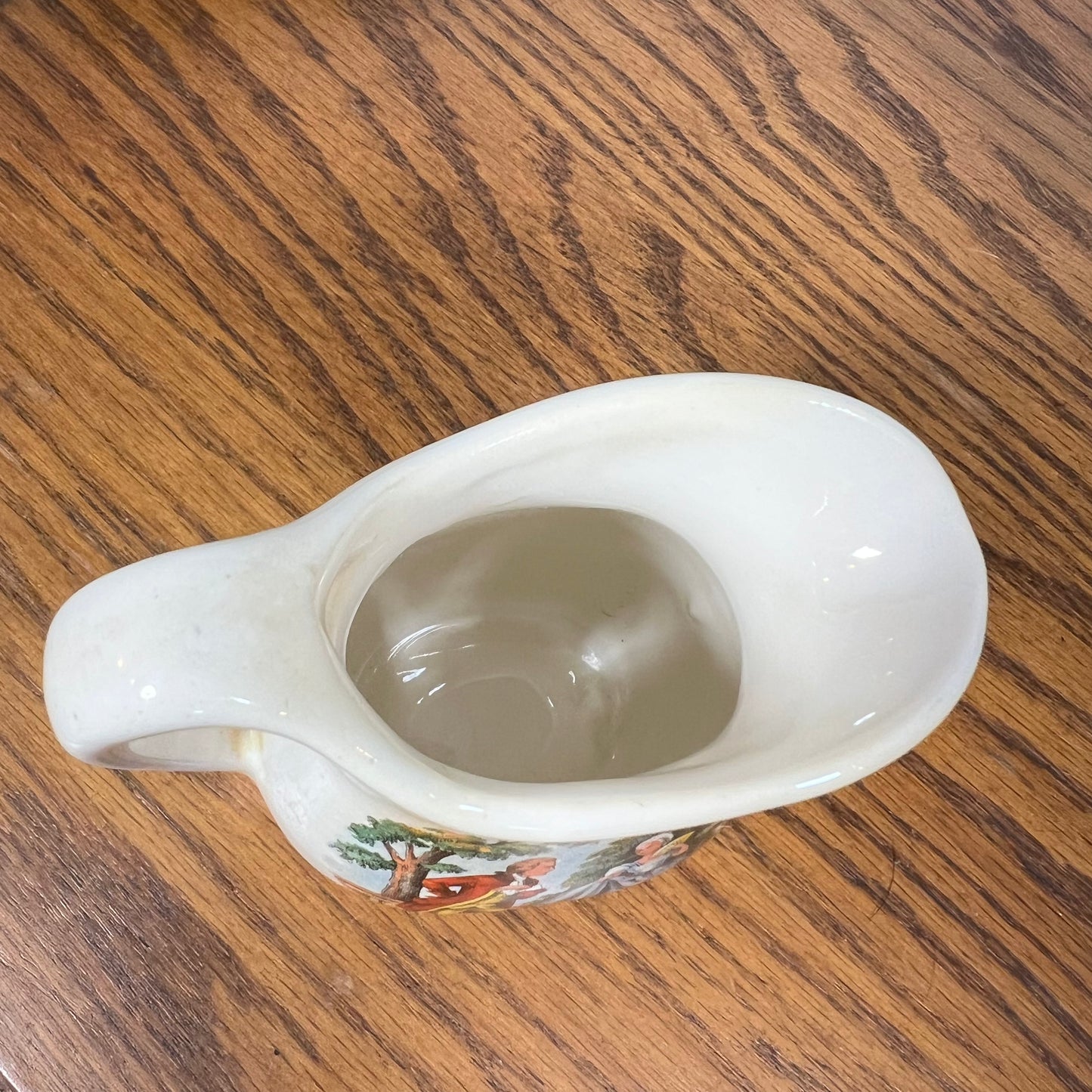 Vintage USA Colonial Couple Mini Pitcher/Creamer