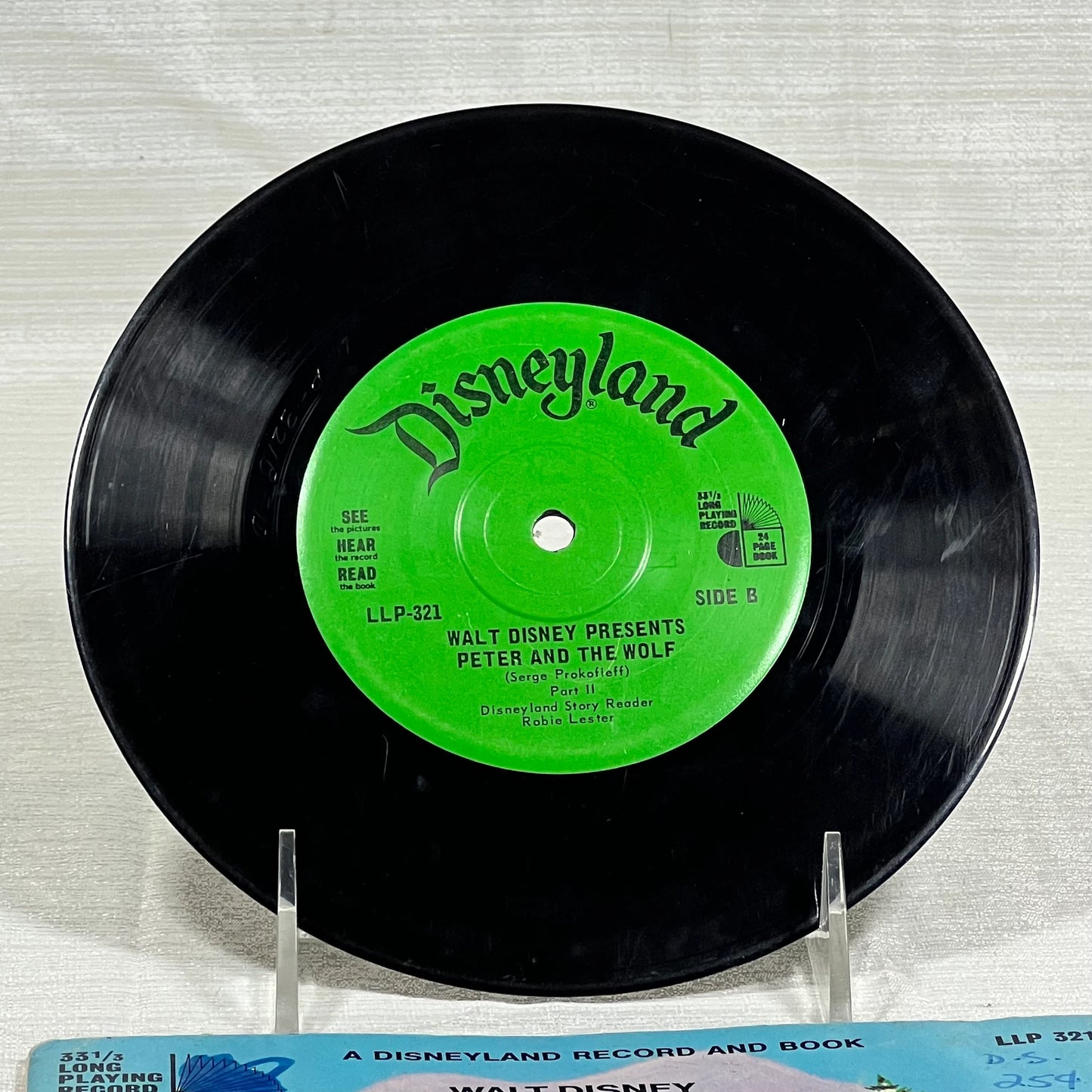 Peter and the Wolf Read Along Record #1 (torn cover)