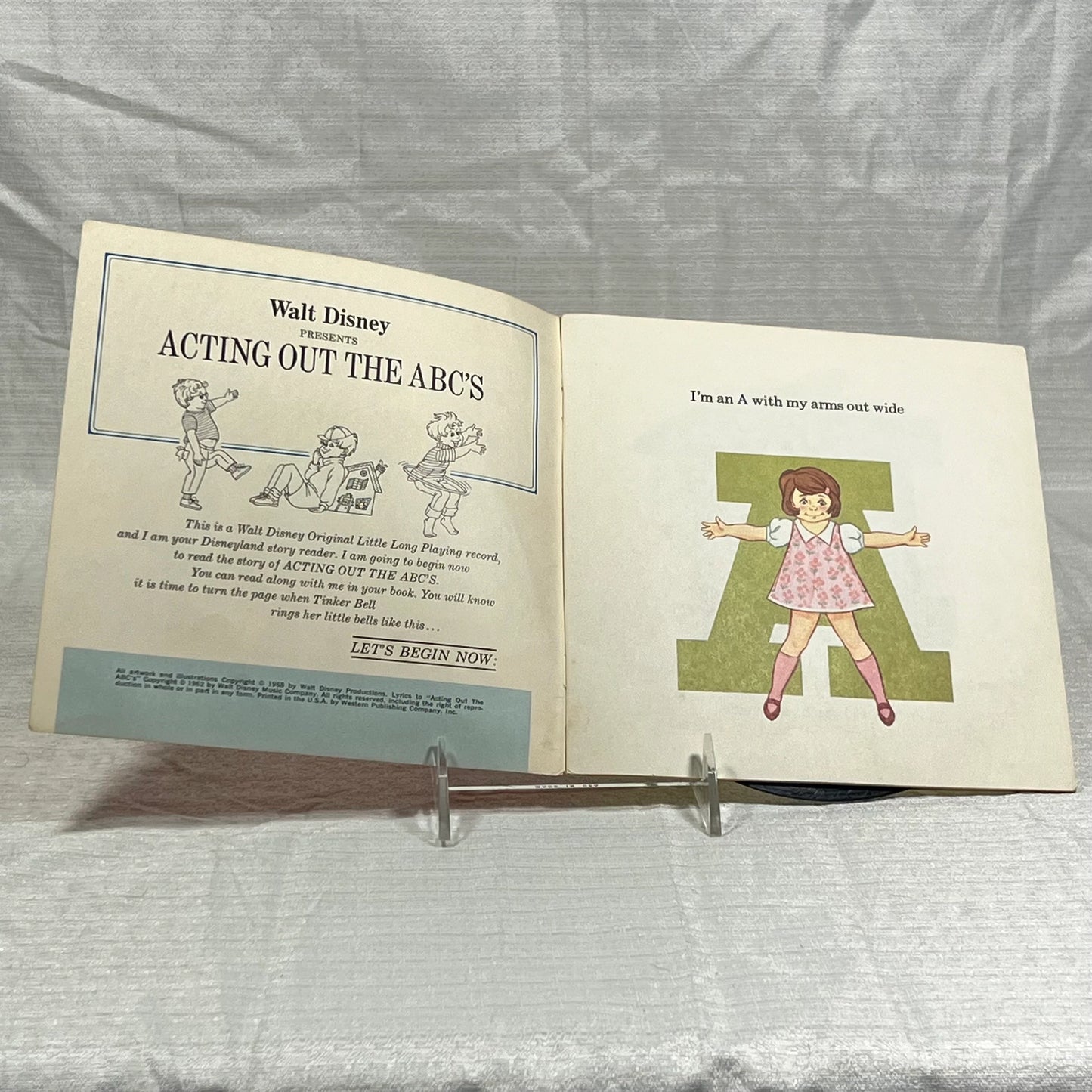 Acting Out the ABC's Read Along Record #1