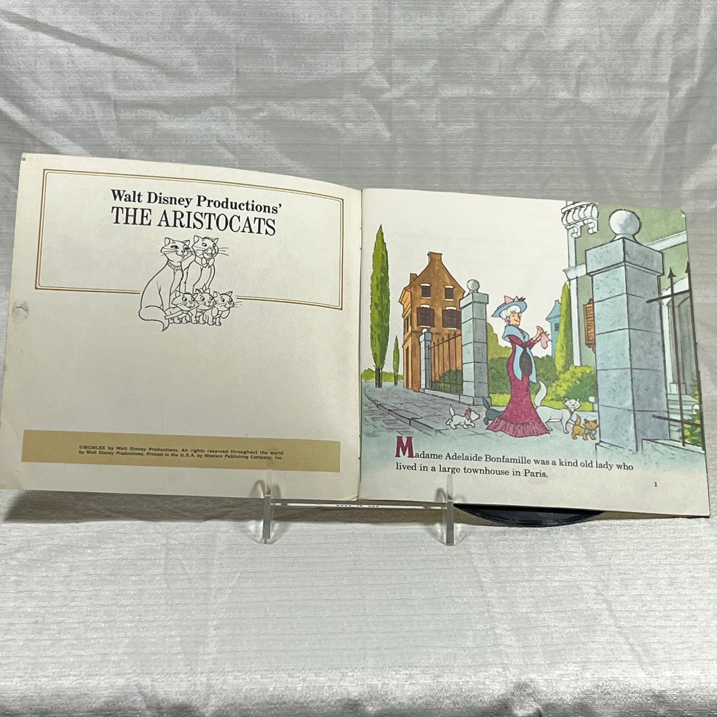 The Aristocats Read Along Record