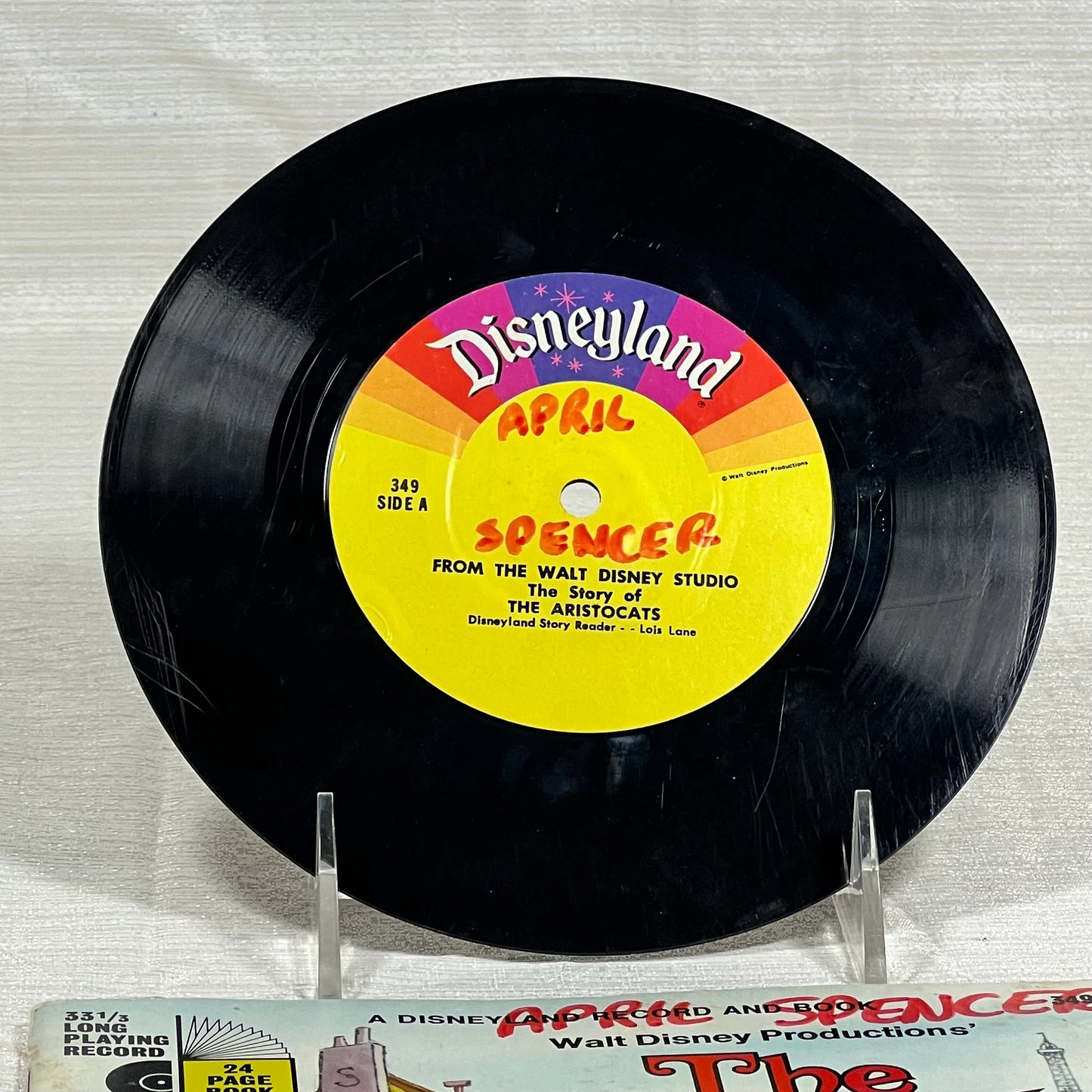 The Aristocats Read Along Record