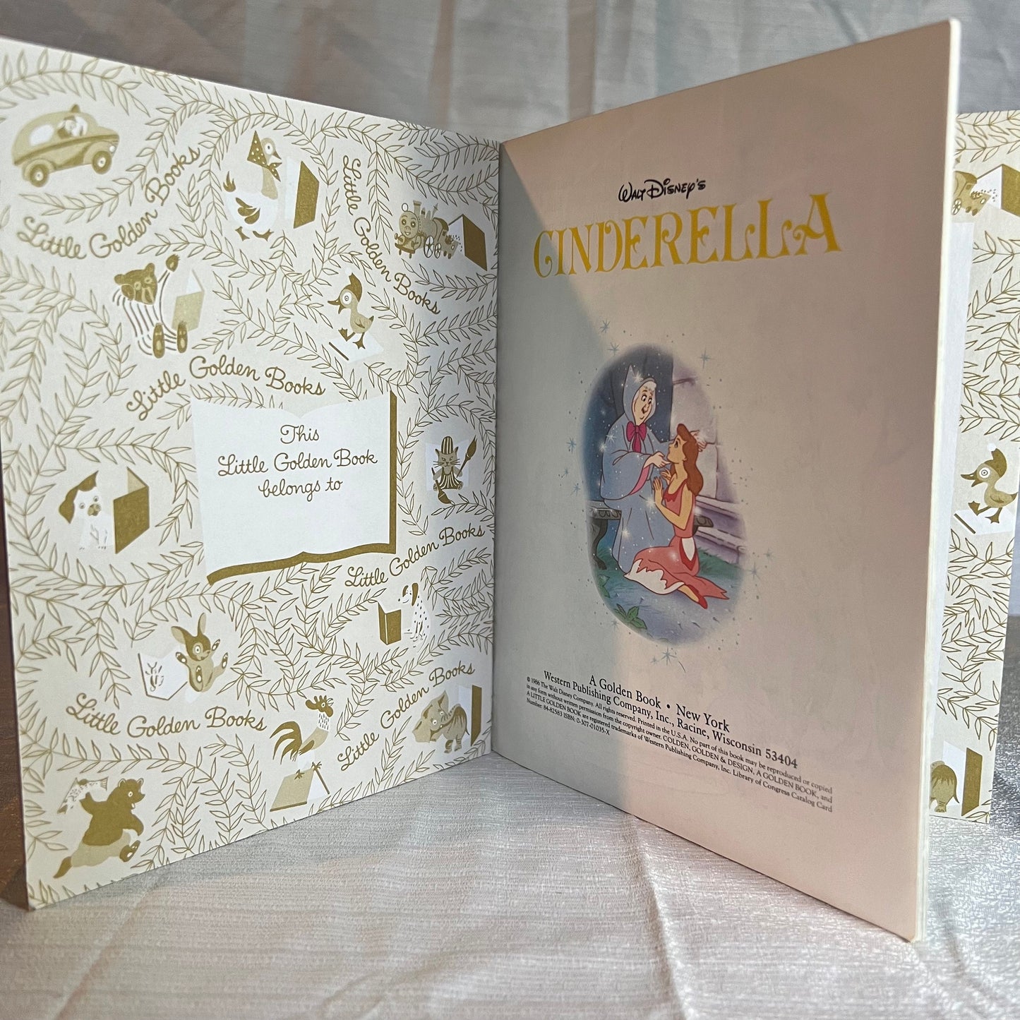 a Little Golden Book Walt Disney’s Cinderella
