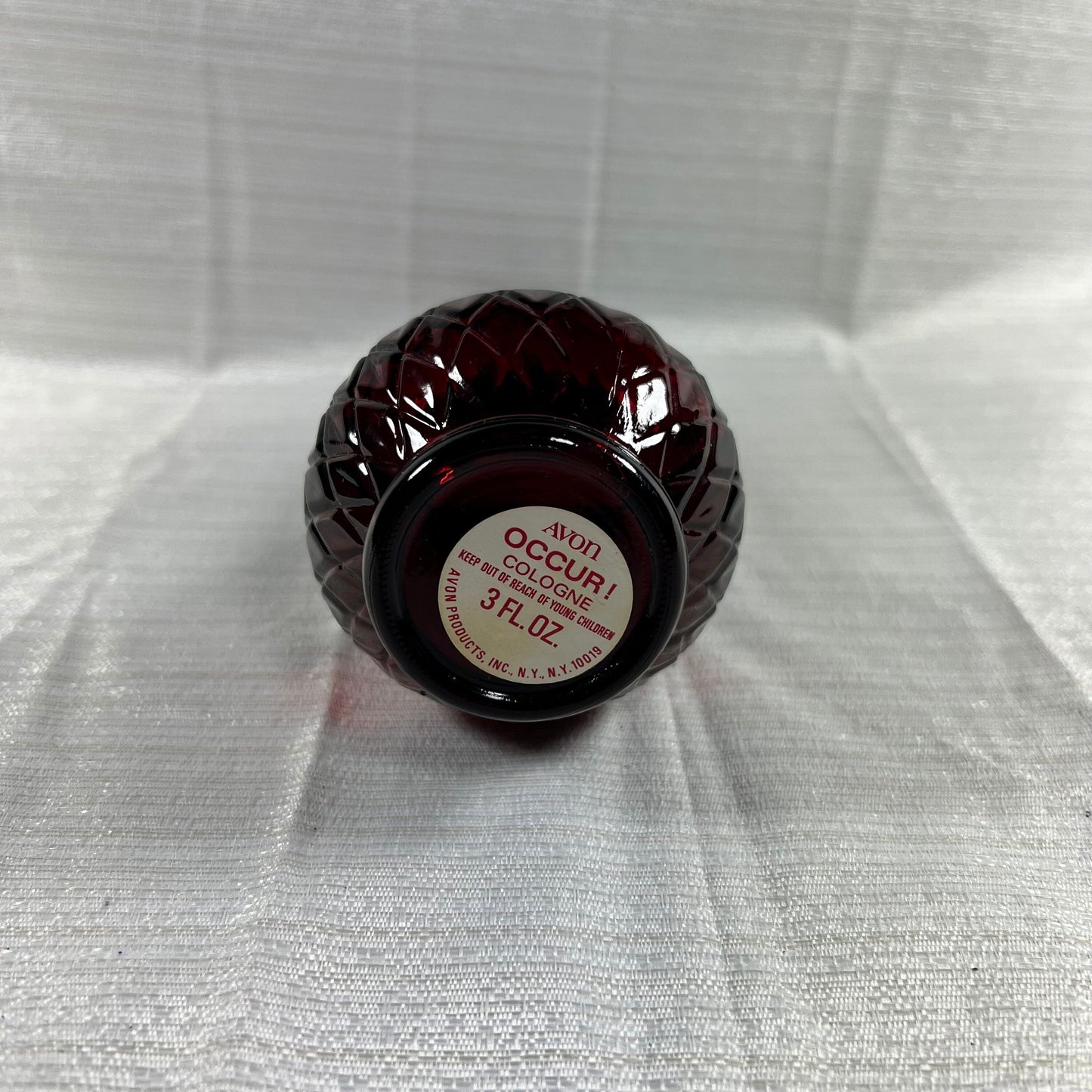 Avon Occur! Cologne Ruby Red Genie Bottle