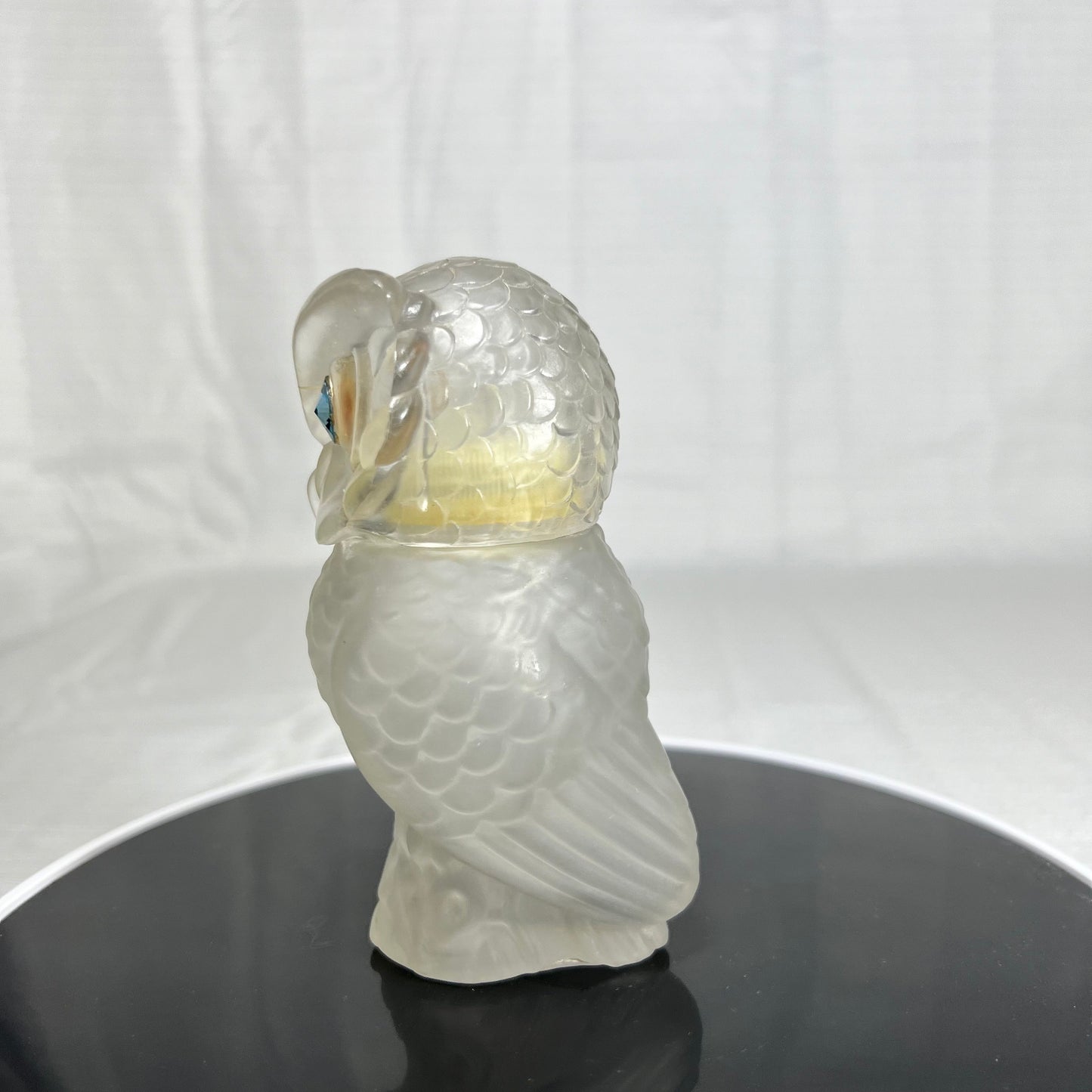 Avon Owl with Rhinestone Eyes Shaker Bottle - empty