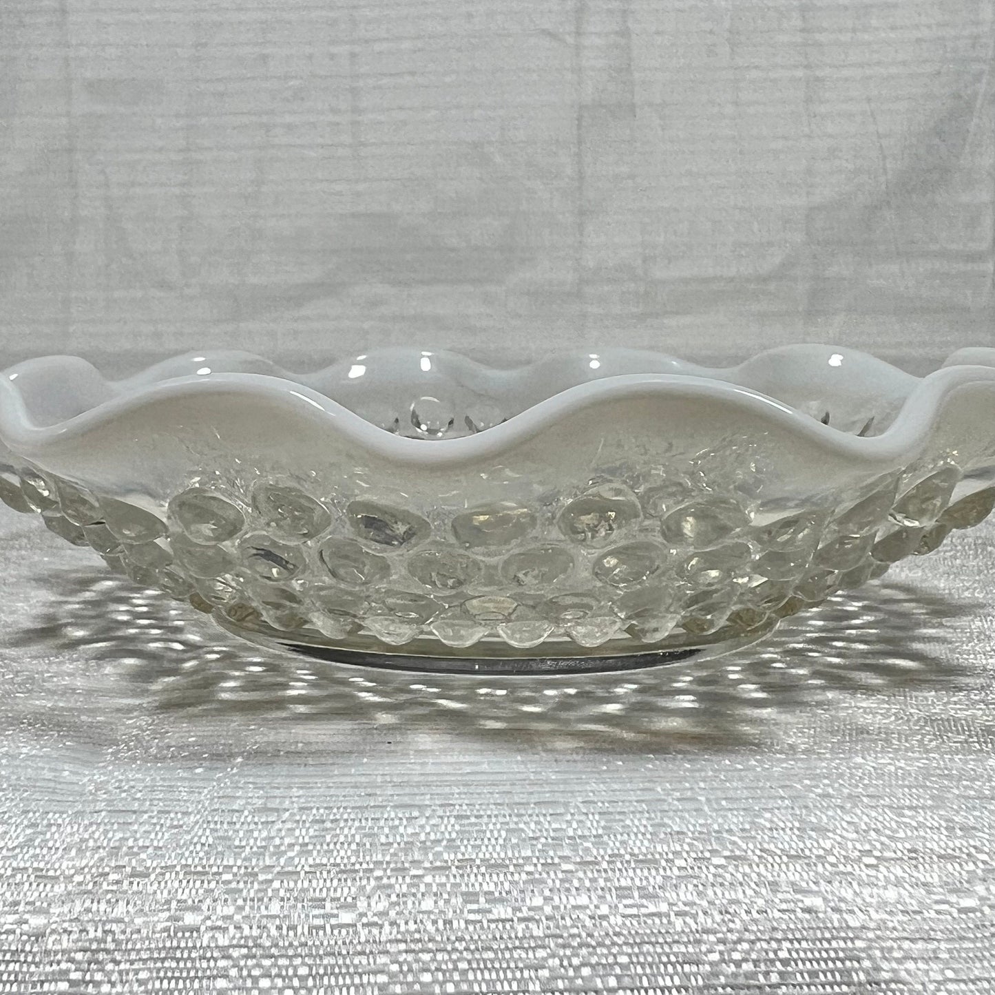 Anchor Hocking Moonstone Hobnail Candy Dish