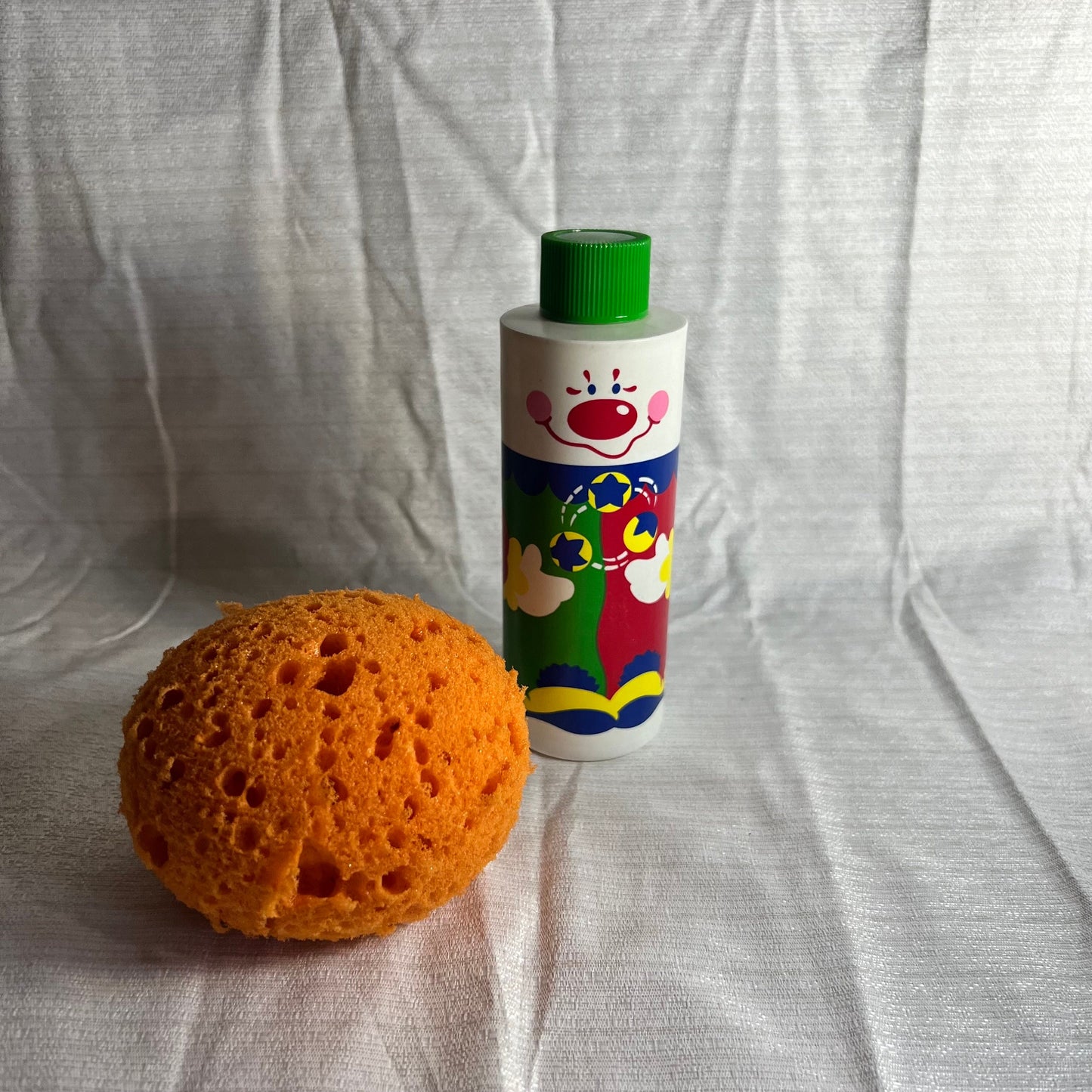 Avon Spongie the Clown Liquid Cleanser and Sponge - Rare, Hard to Find!