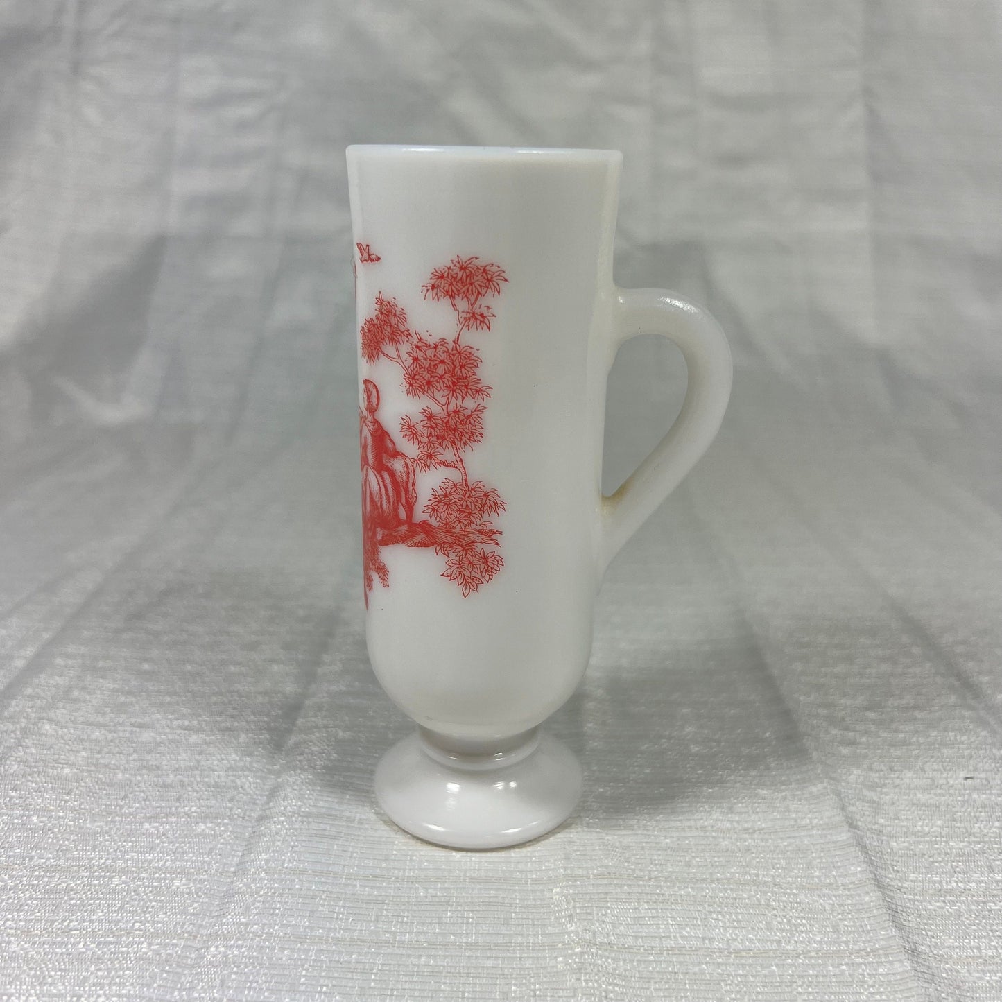 Avon Dutch Treat Demi-Cup Pink Victorian Toile