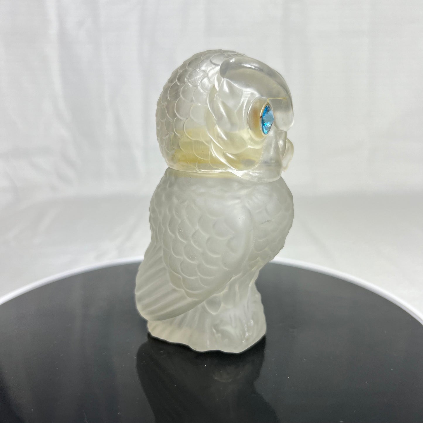 Avon Owl with Rhinestone Eyes Shaker Bottle - empty