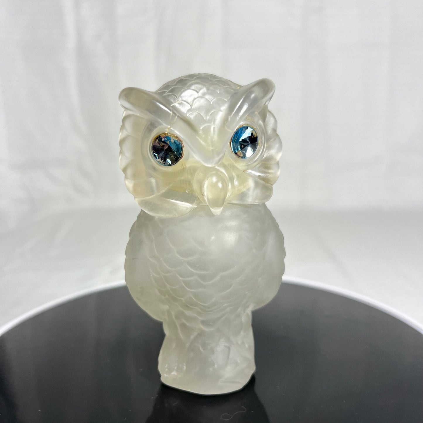 Avon Owl with Rhinestone Eyes Shaker Bottle - empty
