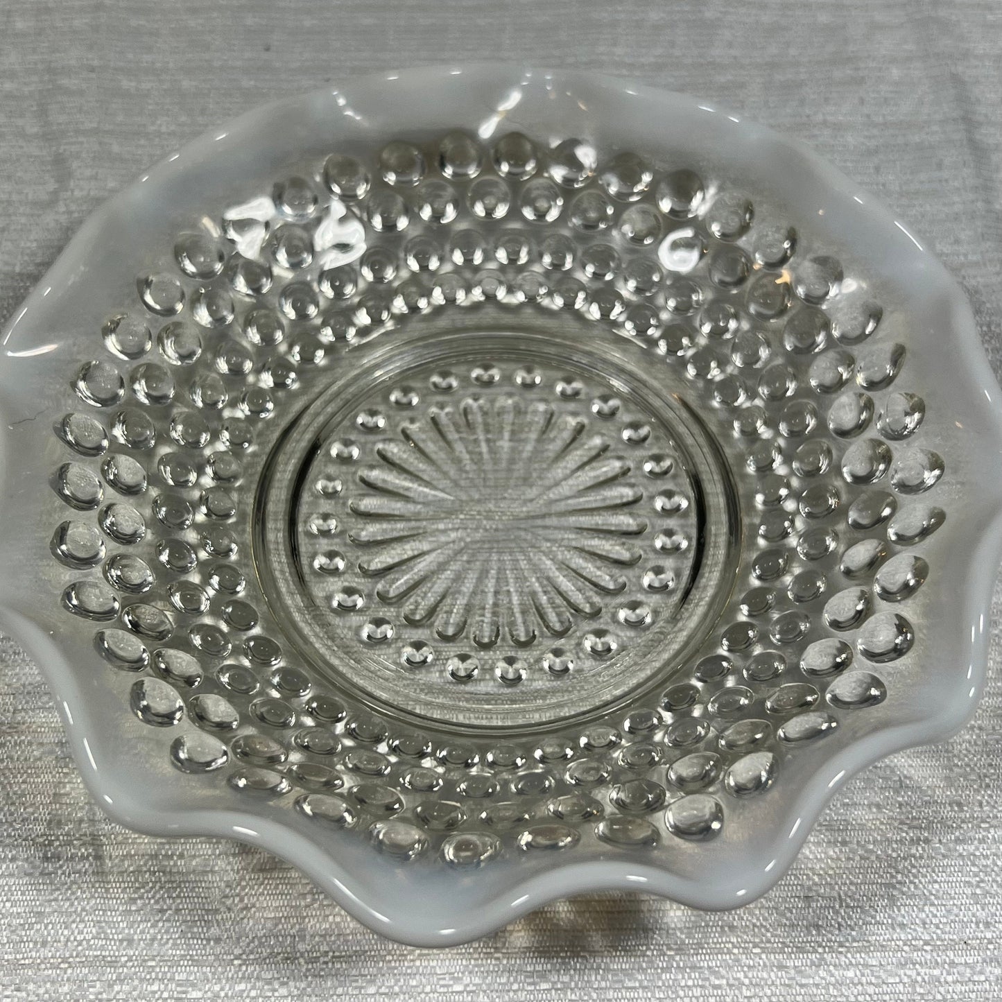 Anchor Hocking Moonstone Hobnail Candy Dish