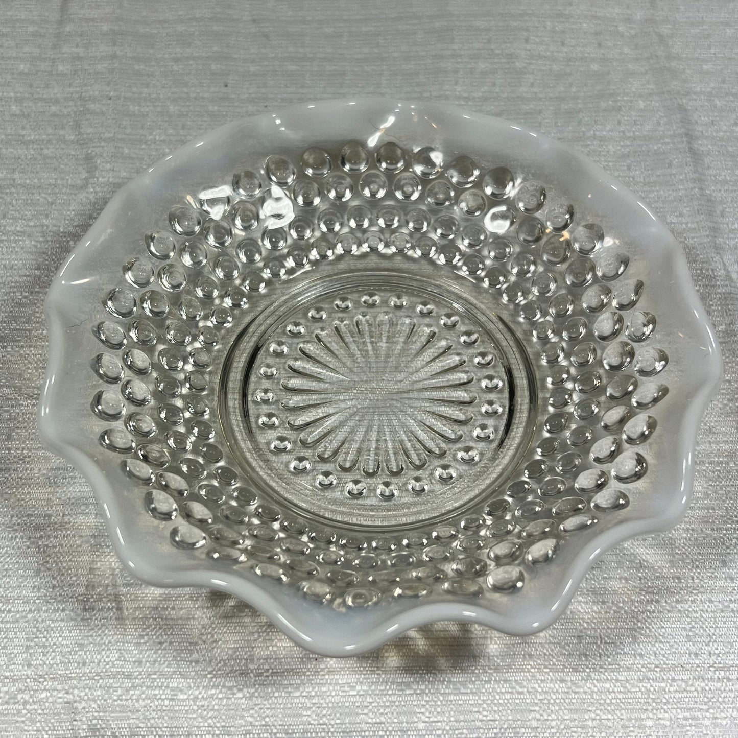 Anchor Hocking Moonstone Hobnail Candy Dish