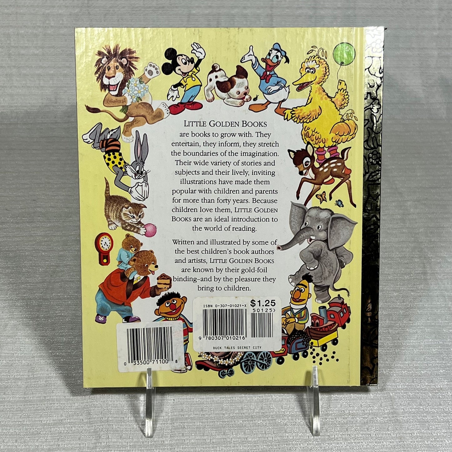 a Little Golden Book Walt Disney's DuckTales The Secret City Under the Sea