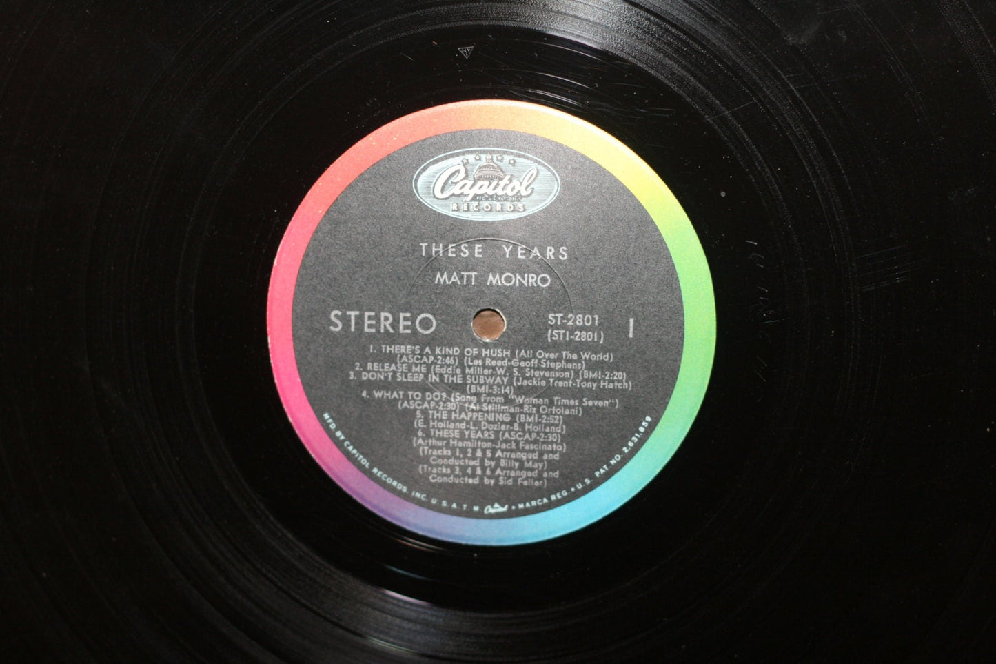 Matt Monro - These Years, Record, Album, Vinyl, LP