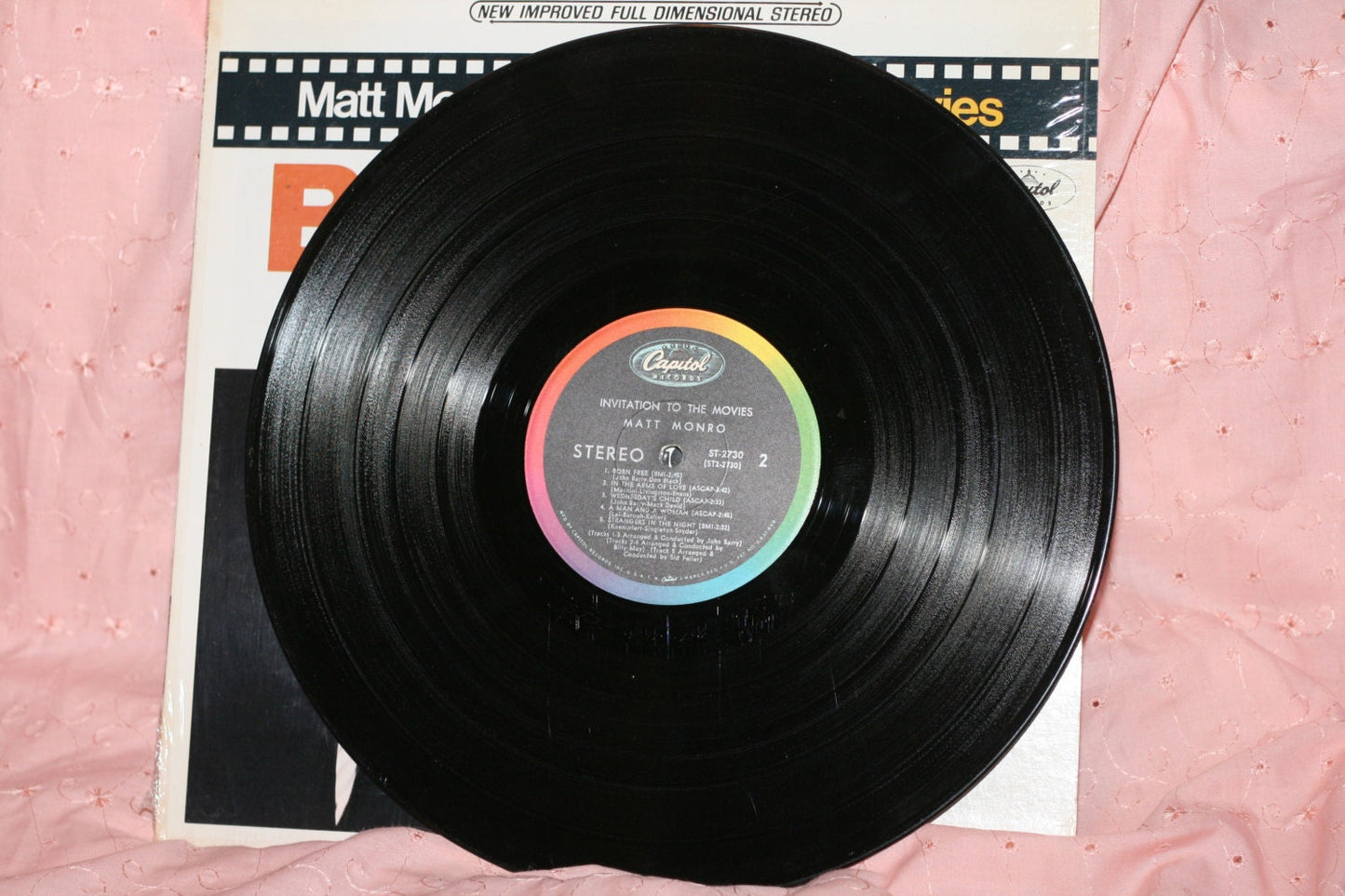 Matt Monro - Born Free (Invitation To The Movies), Vinyl, LP, Record, Album