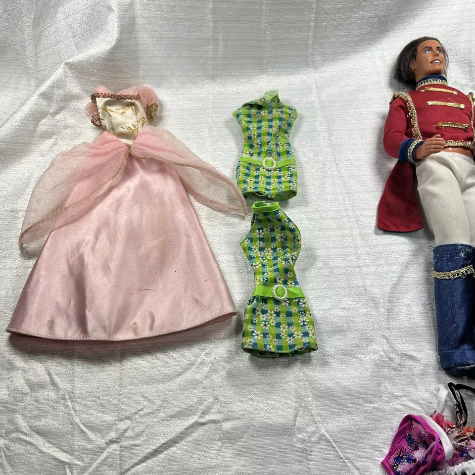 ken doll lot used - Play Condition - Nutcracker Ken Doll And Barbie Clothes