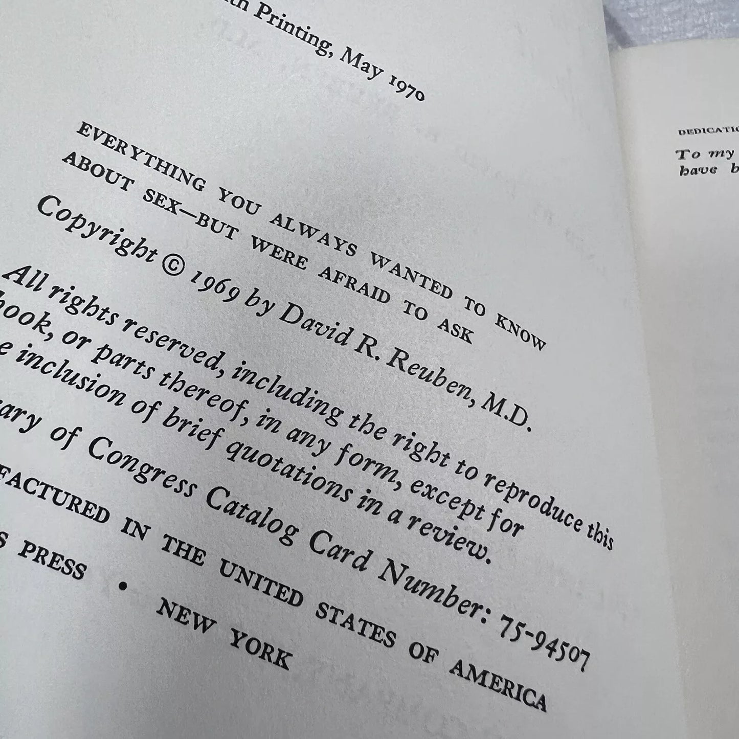 1970 Everything You Always Wanted to Know About Sex (But Were Afraid to Ask) Exp