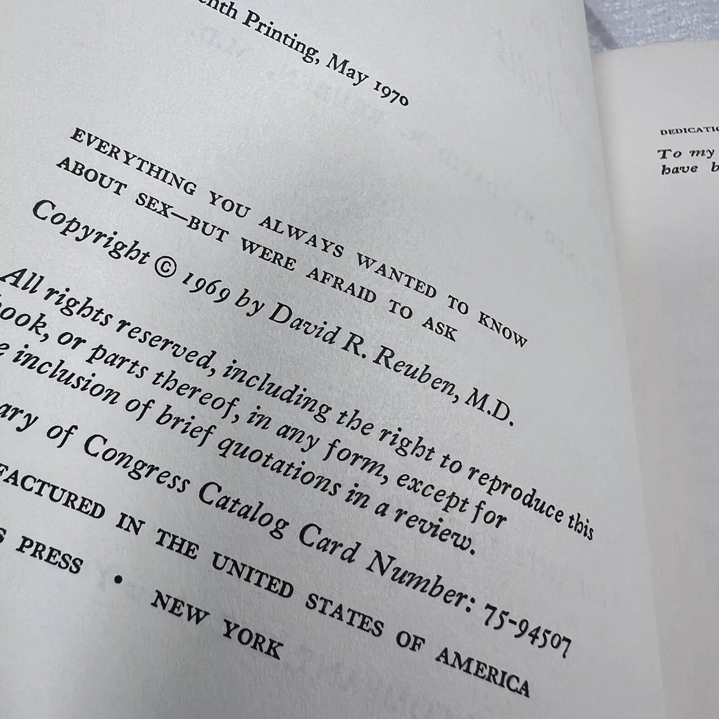 1970 Everything You Always Wanted to Know About Sex (But Were Afraid to Ask) Exp
