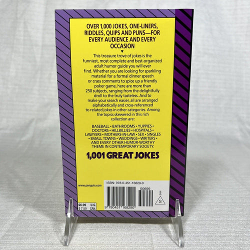 1001 Great Jokes by Jeff Rovin - Book