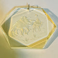 Henco Vintage Crystal Clear Ornaments Bethlehem 3" The Three Wise Men