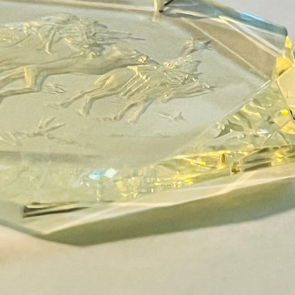 Henco Vintage Crystal Clear Ornaments Bethlehem 3" The Three Wise Men