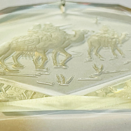 Henco Vintage Crystal Clear Ornaments Bethlehem 3" The Three Wise Men