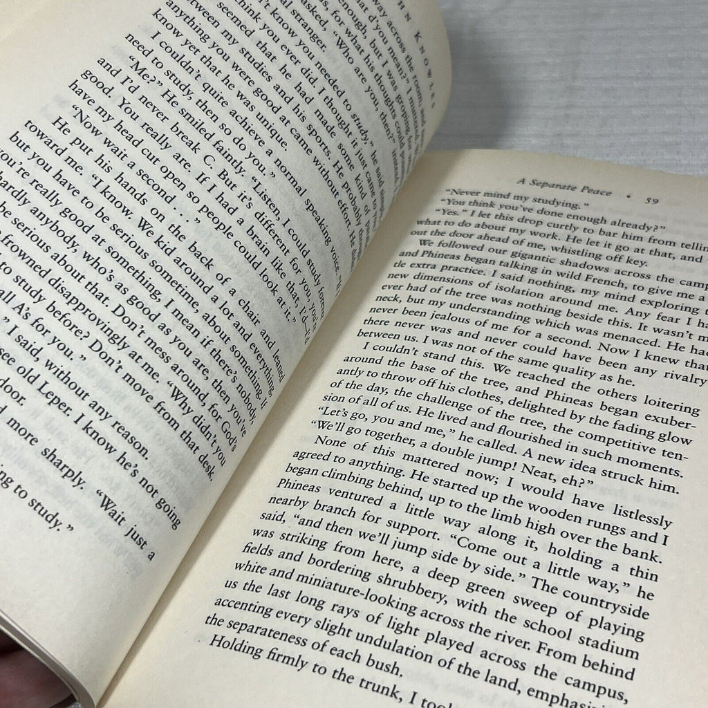 A Seperate Peace by John Knowle's - Book