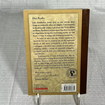 A Series of Unfortunate Events Volume 10 The Slippery Slope - Book