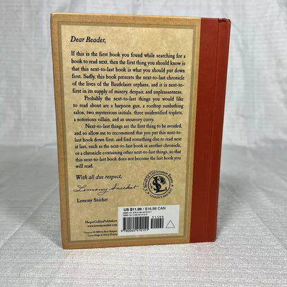 A Series of Unfortunate Events Volume 12 The Penultimate Peril - Book