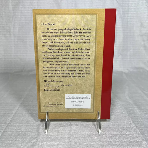 A Series of Unfortunate Events Volume 6 The Ersatz Elevator - Book