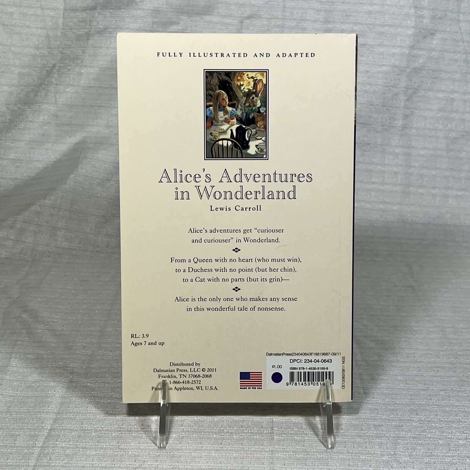 Alice's Adventures in Wonderland by Lewis Carroll - Book
