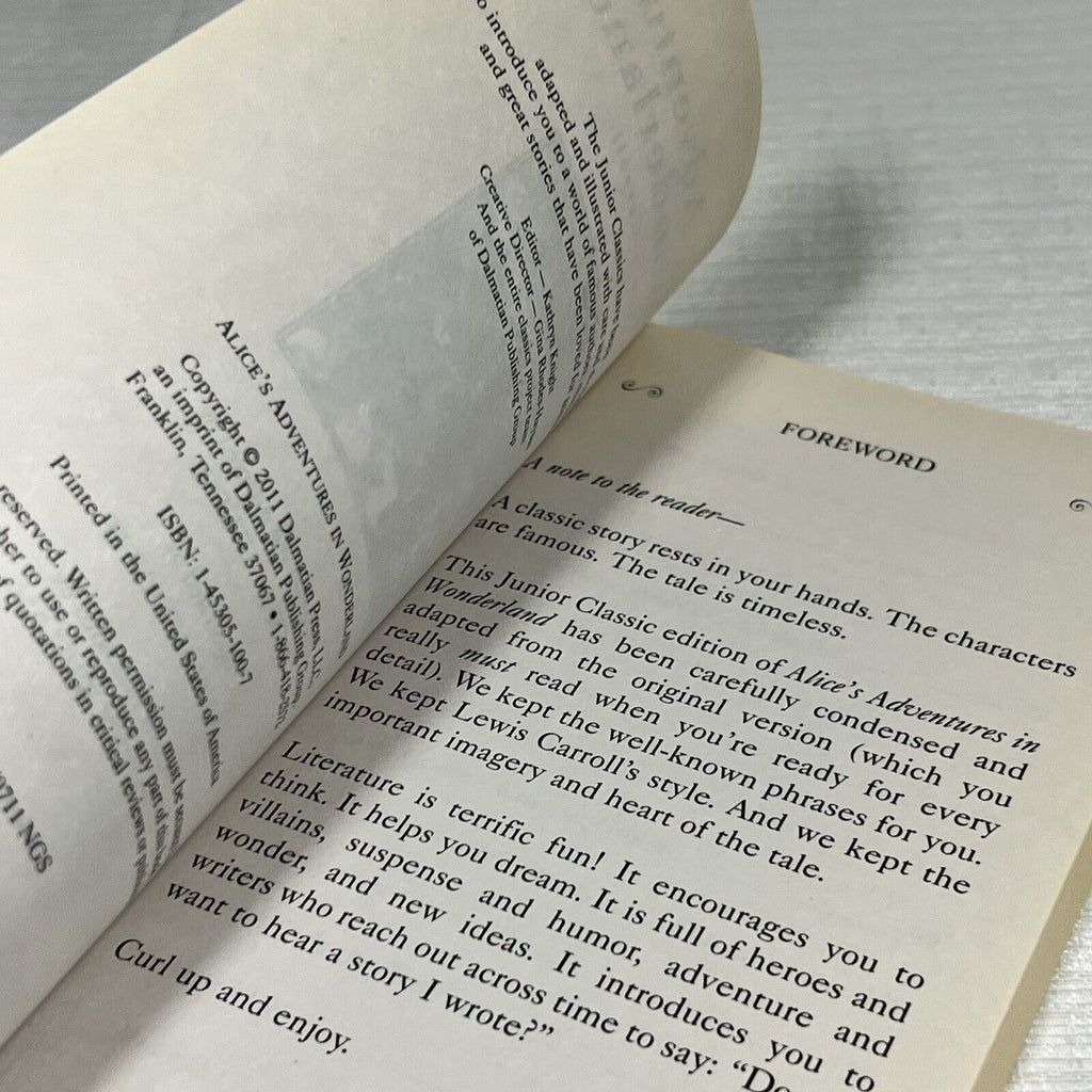 Alice's Adventures in Wonderland by Lewis Carroll - Book