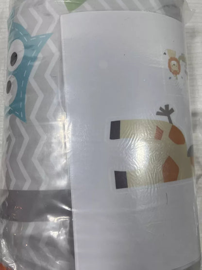 Baby Bees 3 Piece Crib Bedding Set Jungle Party - Crib Sheet, Wall Decal