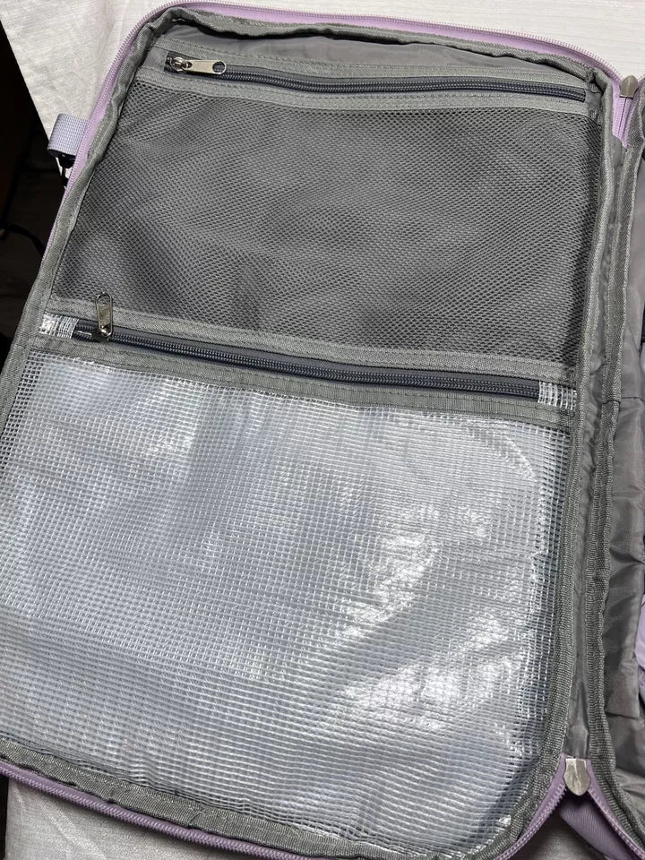 Bagodi Large Carry On Bag Purple