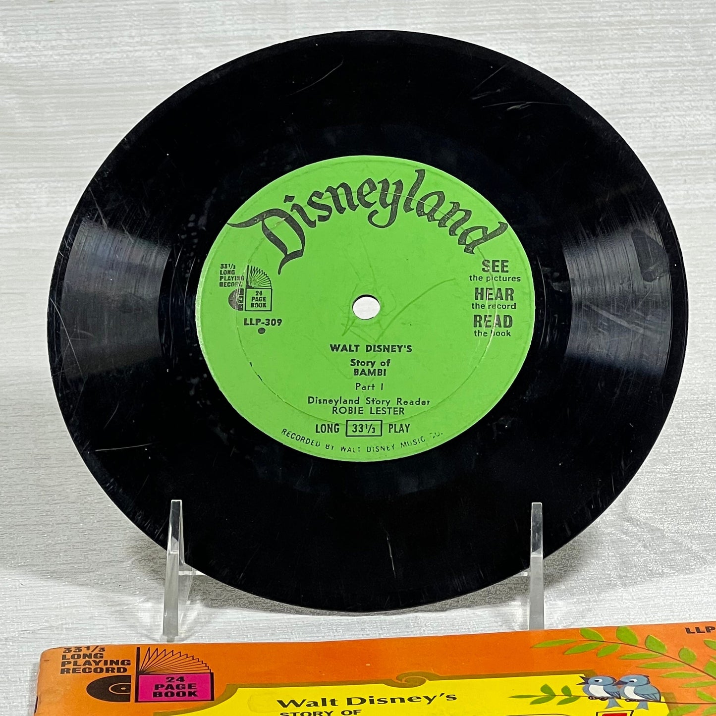 Bambi Read Along Record