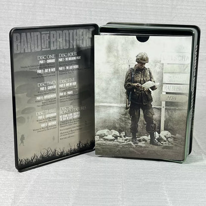 Band of Brothers (DVD, 2002, 6-Disc Set) Complete Tin Box