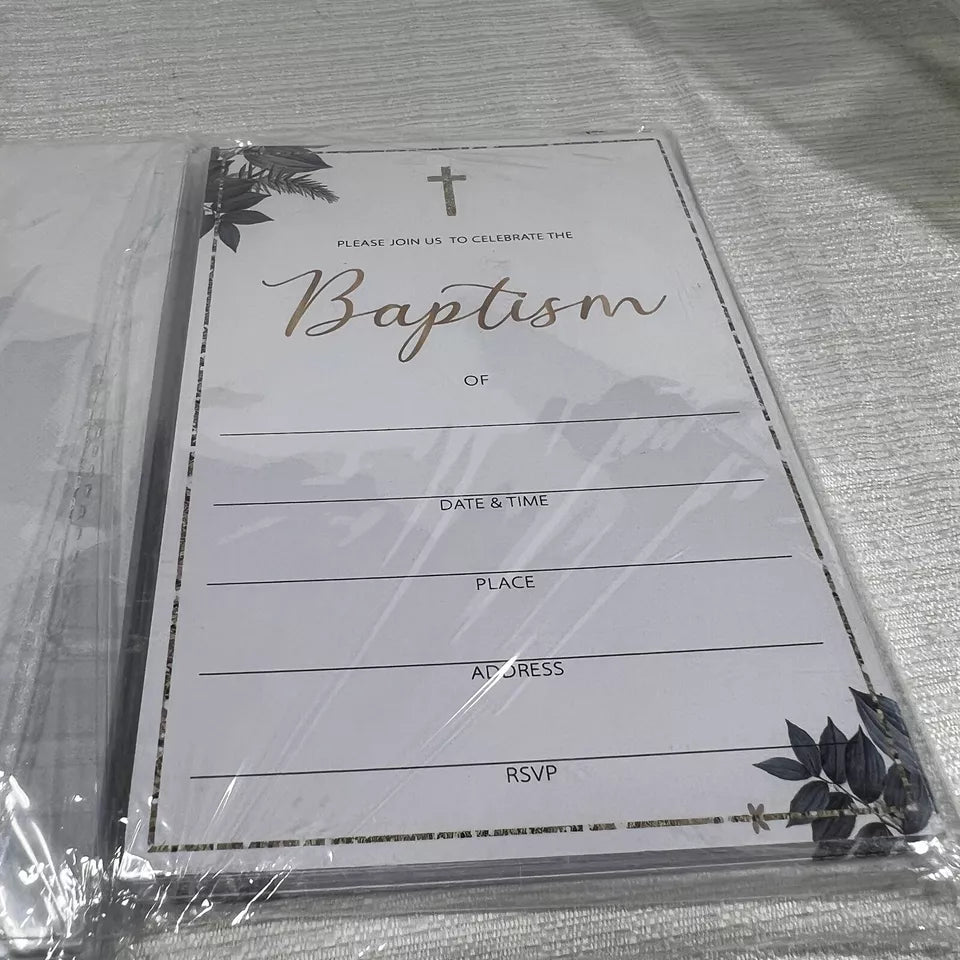 Baptism Invitation Cards