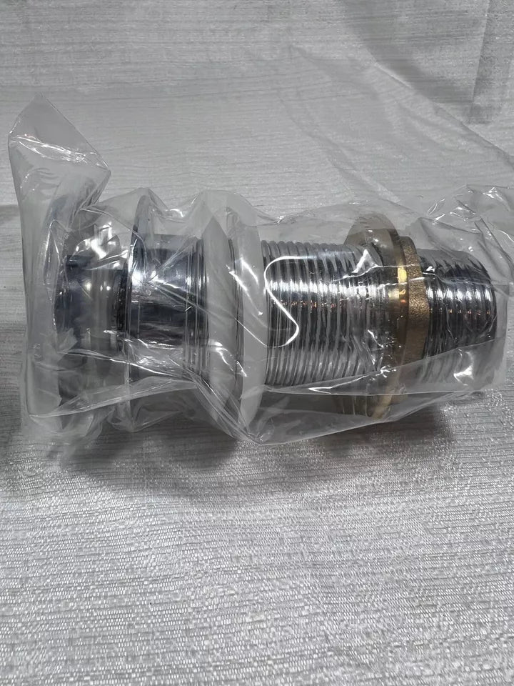 Avsille led Glass and chrome bathroom spout for sinks with 1 hole