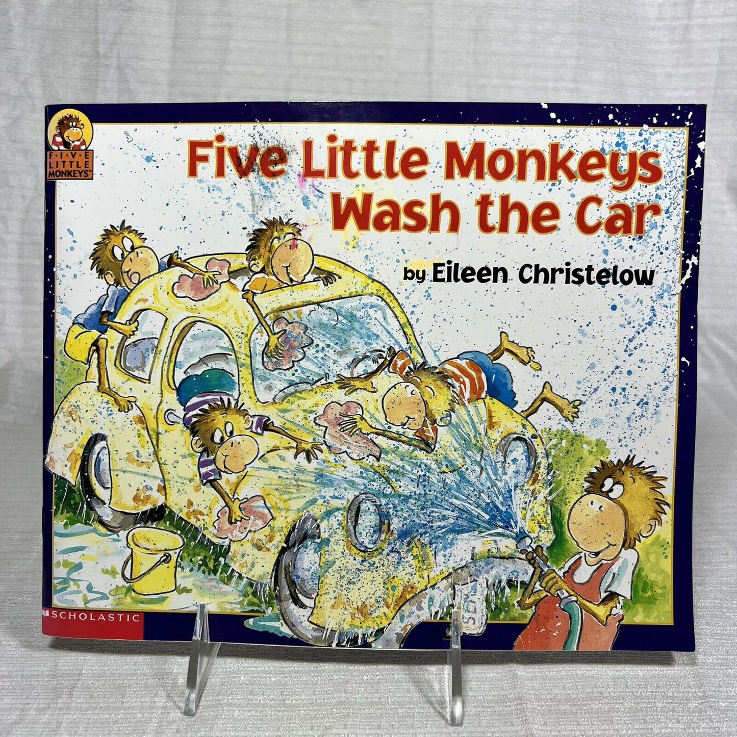 Five Little Monkey's wash the Car - Book