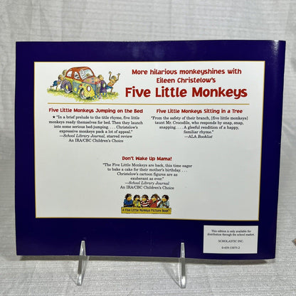 Five Little Monkey's wash the Car - Book