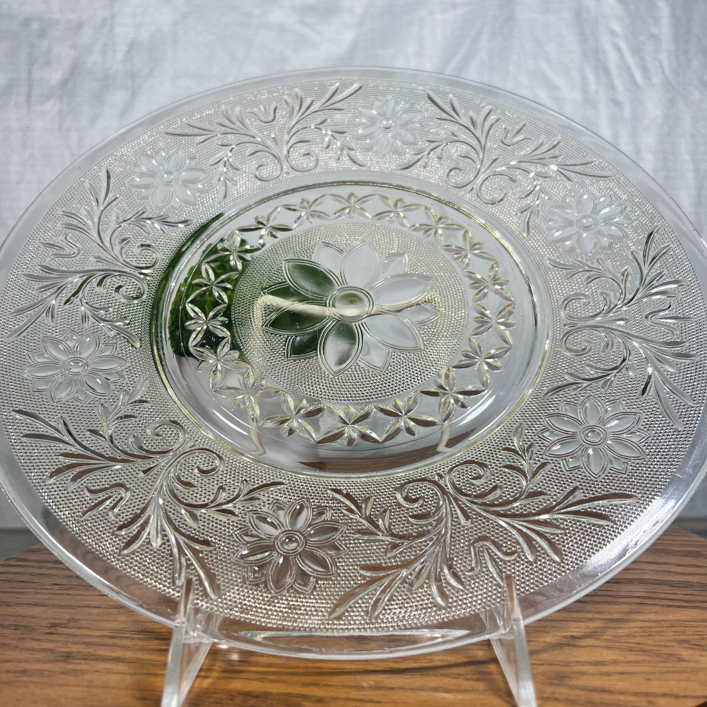 Anchor Hocking Sandwich Clear Dinner Plate