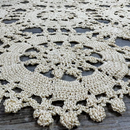 Handmade Lace Table Cover or Chair Cover