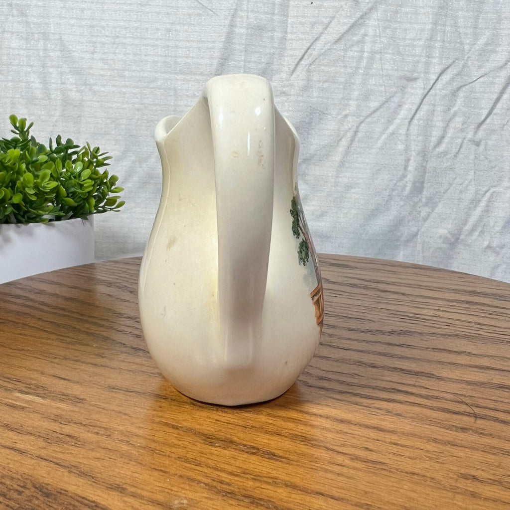 Vintage USA Colonial Couple Mini Pitcher/Creamer