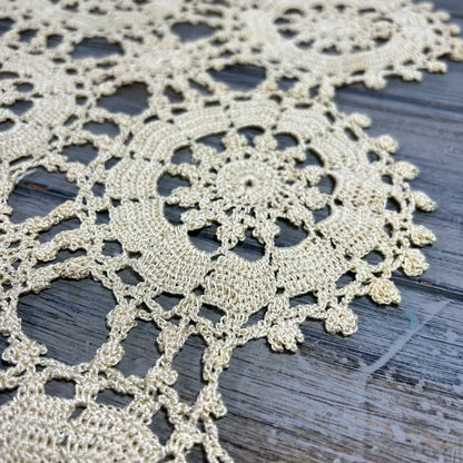 Handmade Lace Table Cover or Chair Cover