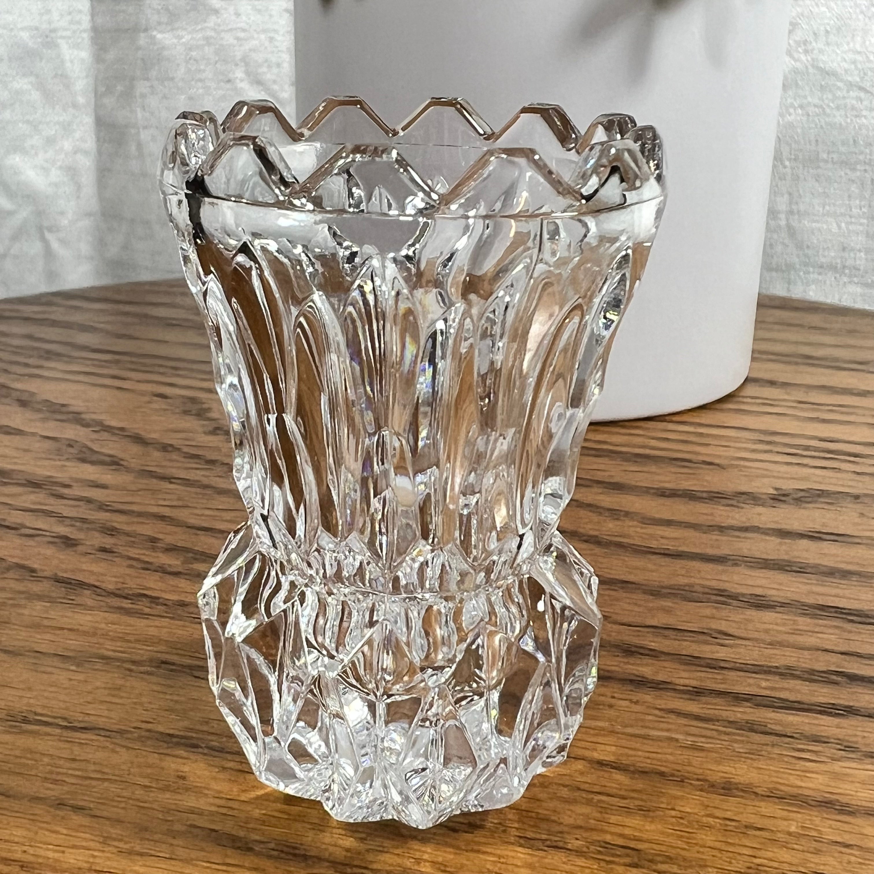 Vintage Crystal Toothpick Holder