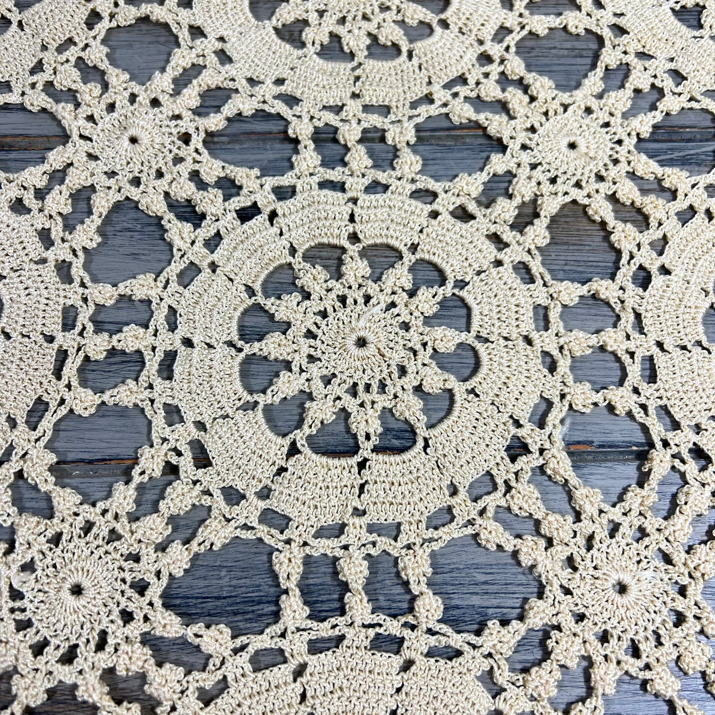 Handmade Lace Table Cover or Chair Cover