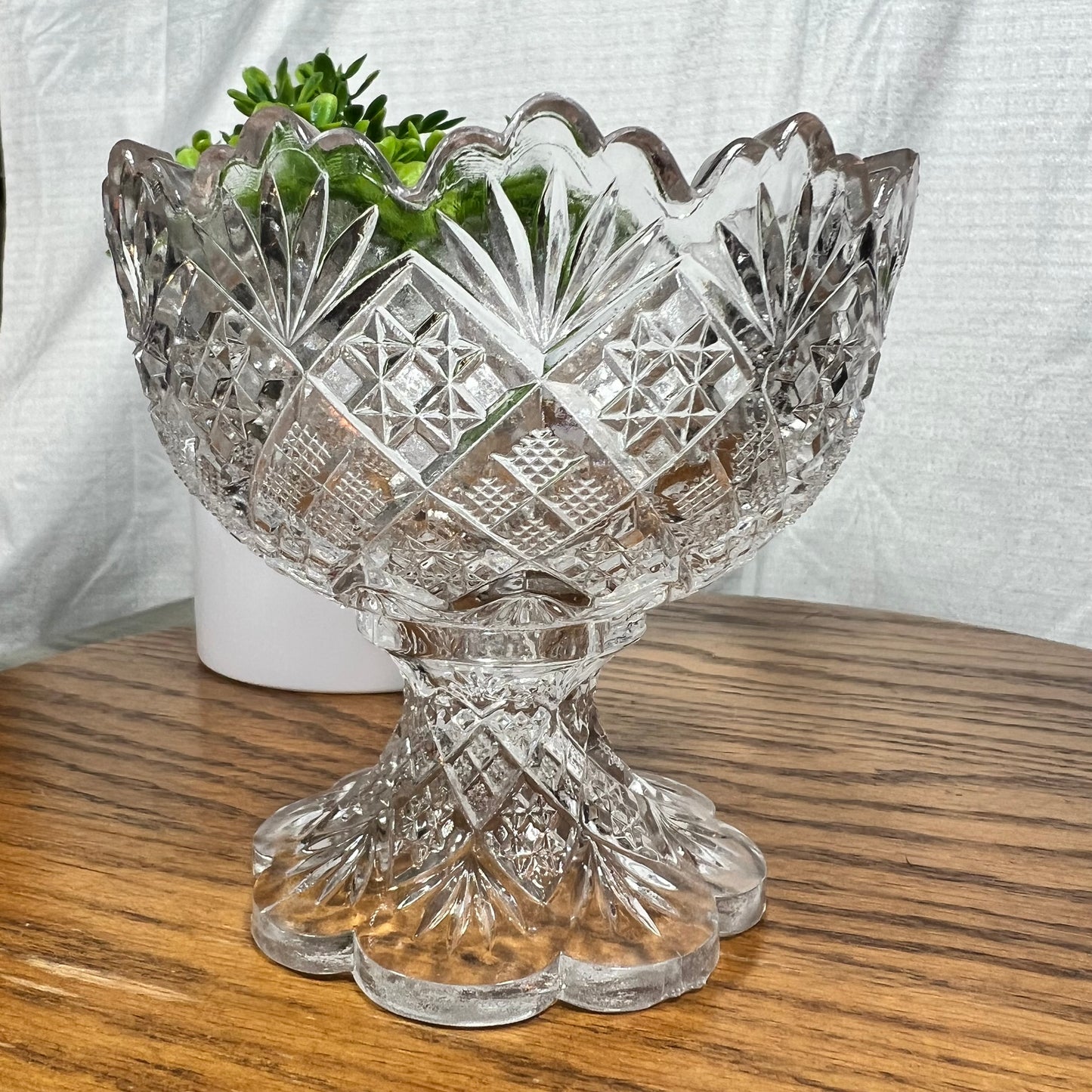 Westmoreland Thumbelina Toy Punch Bowl Pressed Glass