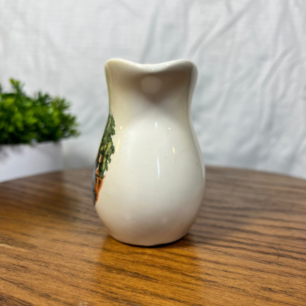 Vintage USA Colonial Couple Mini Pitcher/Creamer